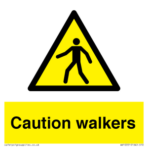 Caution walkers